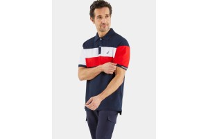 Nautica Renford férfi polo – Dark Navy