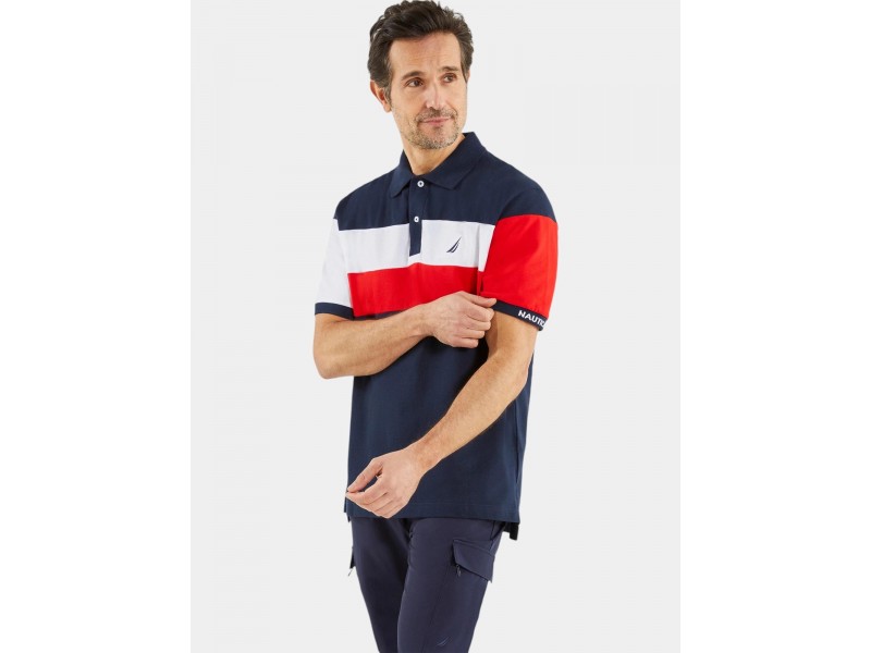Nautica Renford férfi polo – Dark Navy