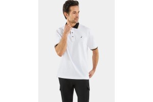 Nautica Latok férfi galléros póló - fehér