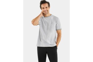 Nautica Horsforth férfi szürke csíkos póló