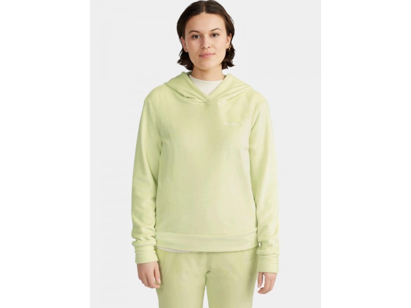 O'Neill női velúr kapucnis pulóver (Lime Wash)