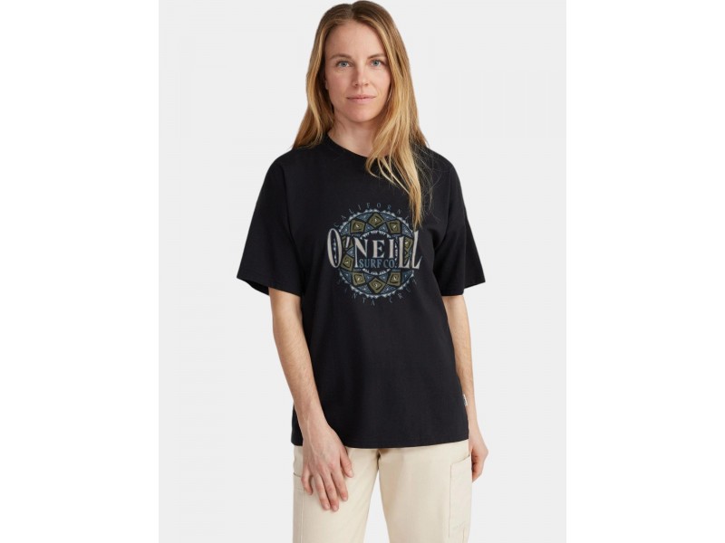 O'Neill TRVLR női grafikus póló - fekete