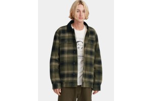 O'Neill TRVLR férfi polárbéléssel dzseki - zöld kockás