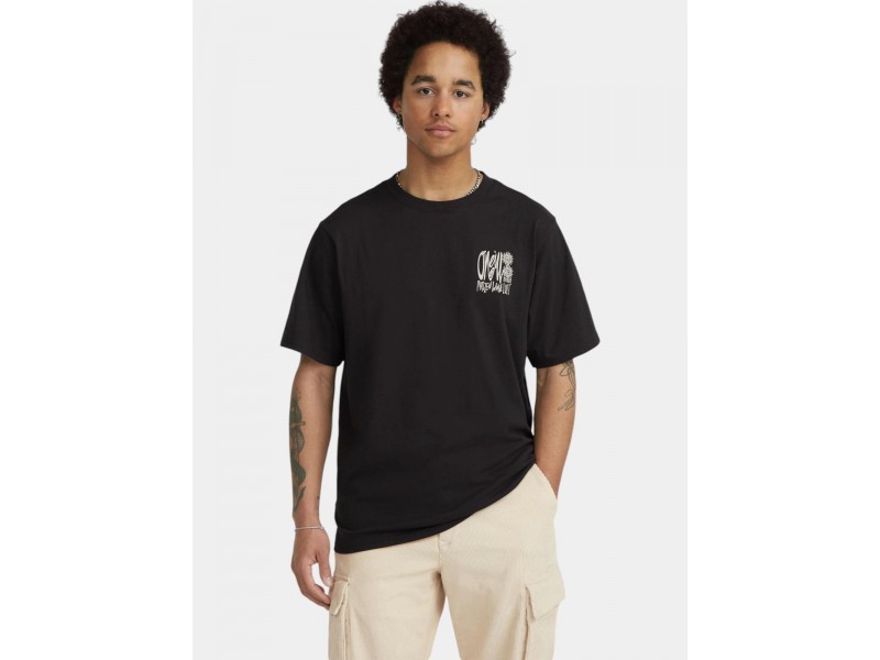 O'Neill Surf Heroes férfi póló – fekete