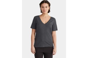 O'Neill Essentials V-nyakú női póló - fekete