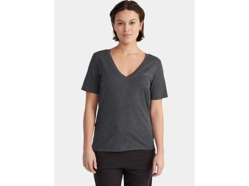 O'Neill Essentials V-nyakú női póló - fekete