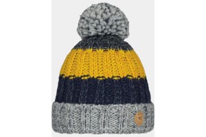 Barts Wilhelm Beanie - sárga pom-pom sapka