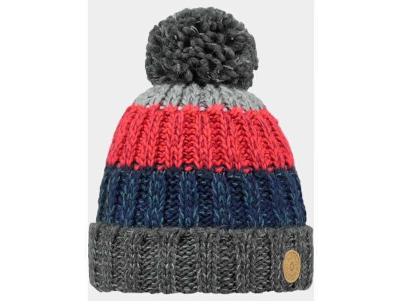 Barts Wilhelm Beanie Boys - antracit, pompon