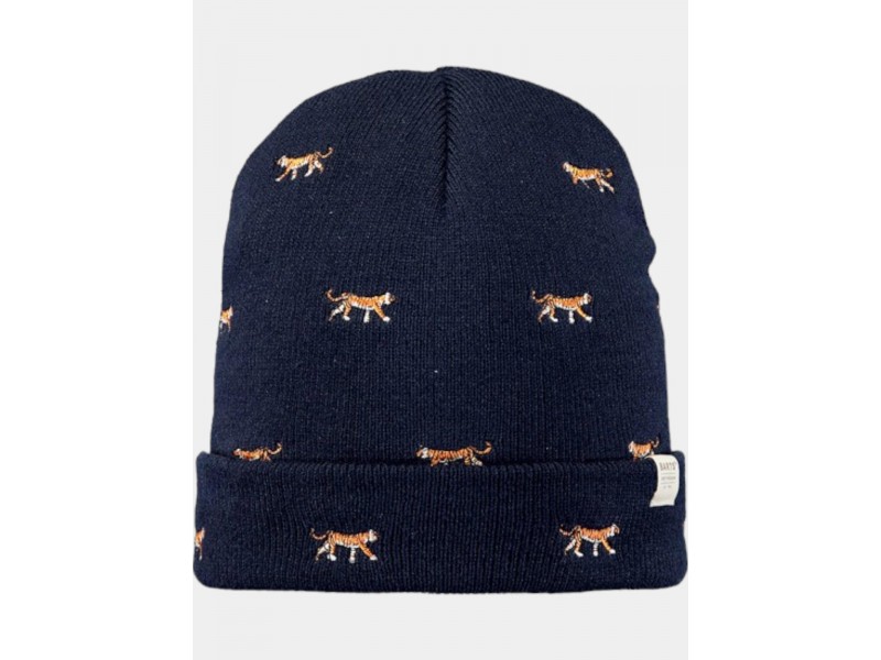Barts Vinson Beanie Kids D – sárga rókamintás, navy