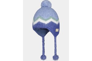 Barts Lotaya Inka D női sapka kék pompon