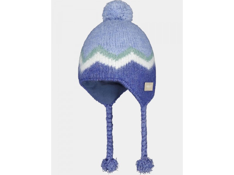 Barts Lotaya Inka D női sapka kék pompon