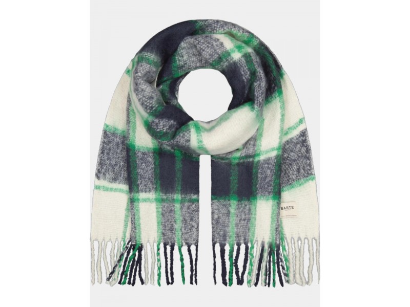 Barts Geremy férfi kockás sál - Navy