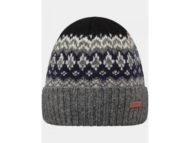Barts Gregoris Beanie D - férfi téli sapka, dark heather