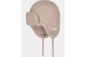 Barts Bylo Bomber D - női kötött sapka (világos barna)