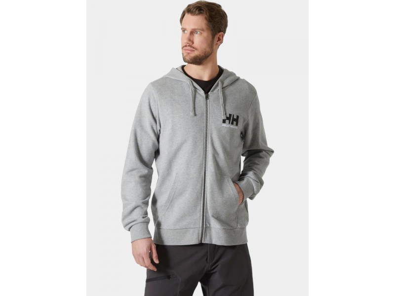 Helly Hansen Hh Logo Full Zip Hoodie 2.0 - szürke melange