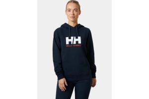 Helly Hansen W Hh Logo Hoodie 2.0 D - navy