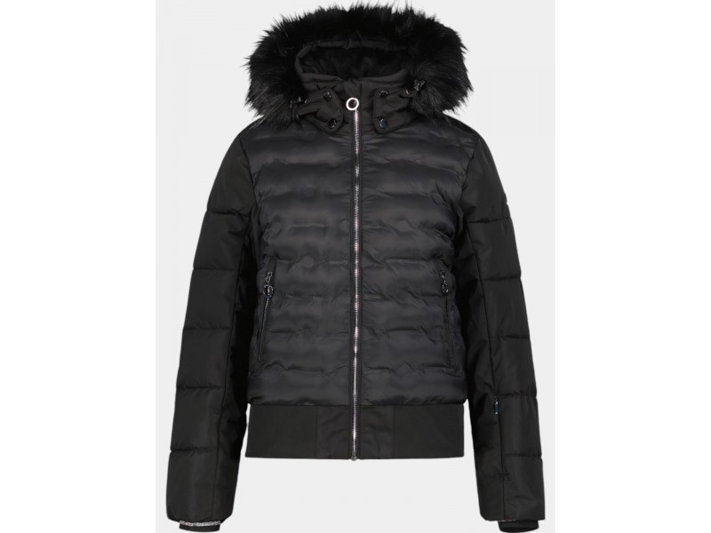 Luhta D női Halhola síkabát – fekete, meleg, vízálló