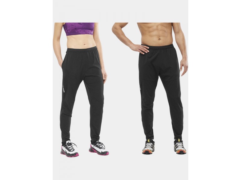 Salomon Cross Run Pants U D – férfi futónadrág (Deep Black)