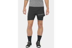 Salomon Cross 2In1 férfi rövidnadrág - Deep Black