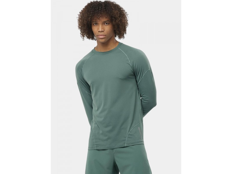 Salomon Cross Run Ls Tee M – North Atlantic