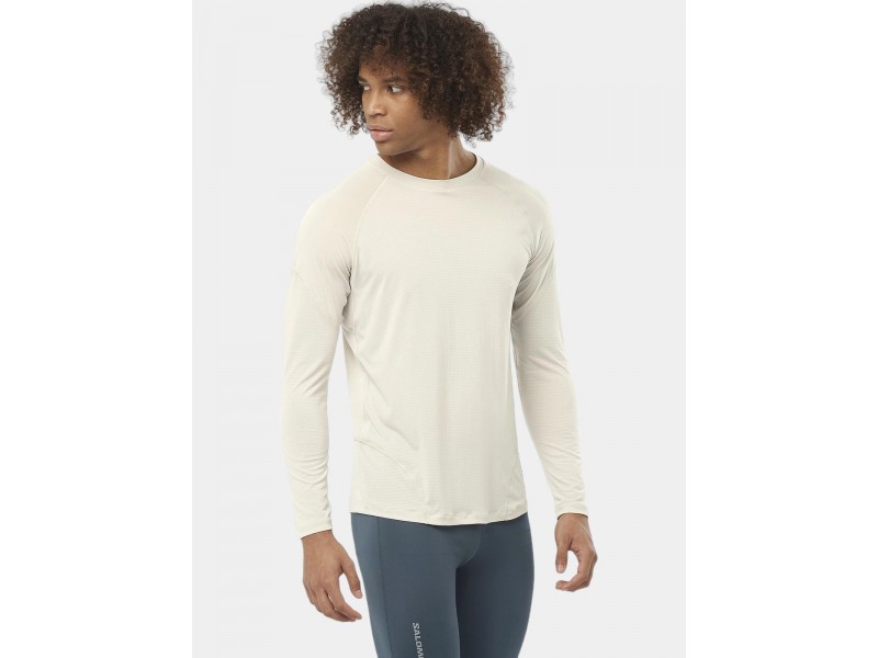 Salomon Cross Run LS Tee M D - Rainy Day