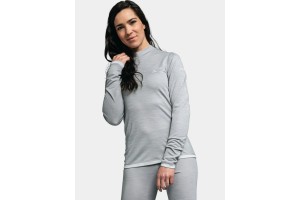 Schöffel Merino Turtle Neck L D — opál szürke