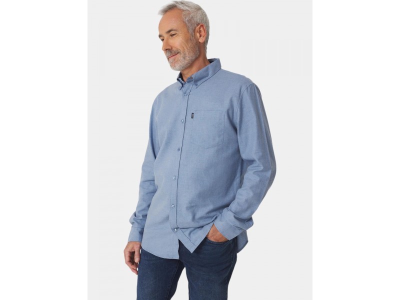 TBS Berliche D férfi ing - 012 chambray, 100% pamut