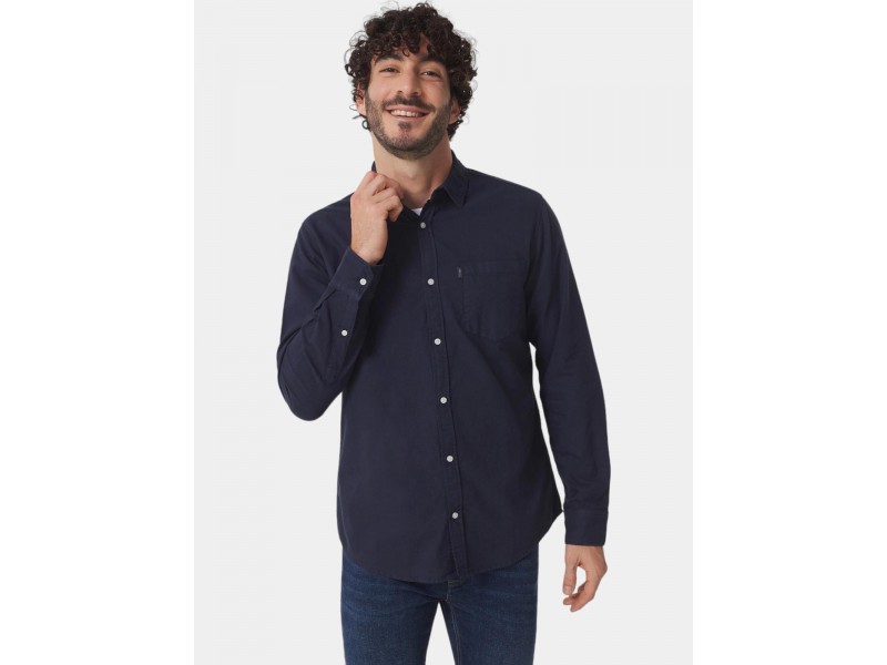 TBS Brodyche D férfi ing – 612 Navy, 100% pamut