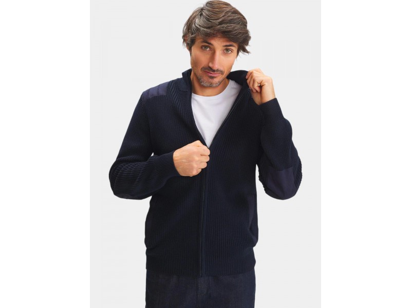 TBS Hebergil D férfi pulóver sötétkék