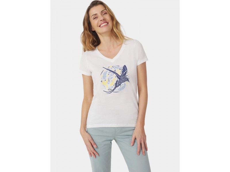 TBS Lintutee D női póló 100% pamut 017-arctique