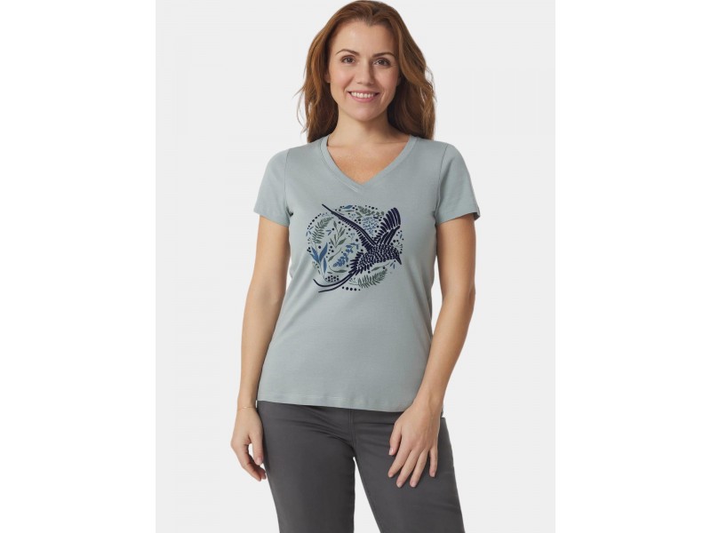 TBS Lintutee D női póló 448-reflet, 100% pamut