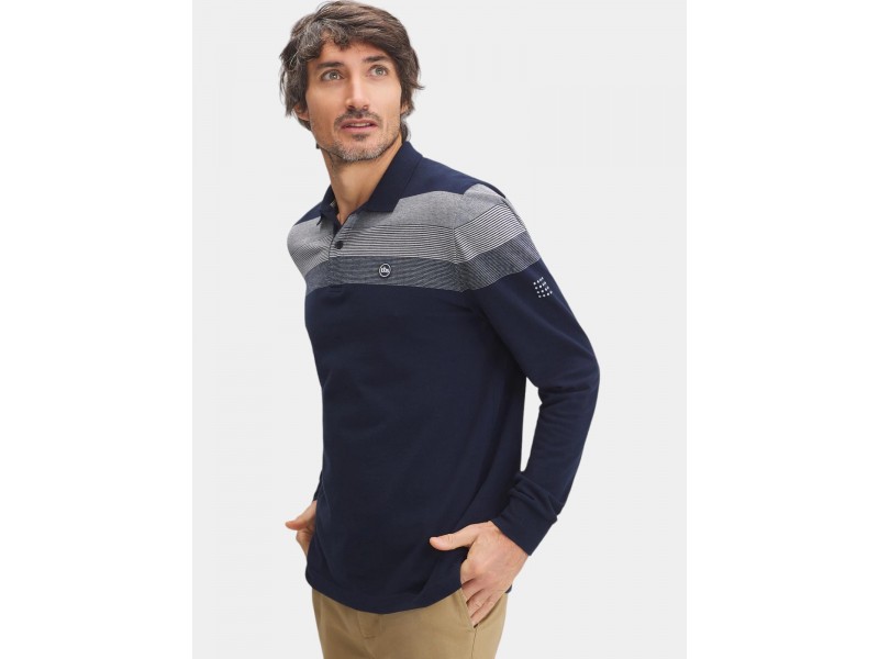 TBS Ravelpol D férfi galléros póló - 032-marine