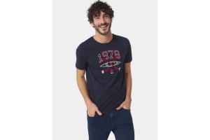 TBS Smithtee D férfi póló – 032-marine, 100% pamut