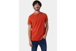 TBS Yvanepol D férfi galléros póló sötétkék, 100% pamut