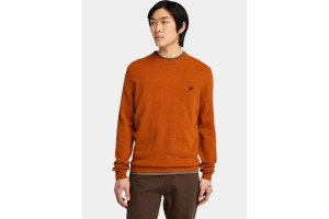 Timberland Merino Crew D férfi pulóver - 888 Umber