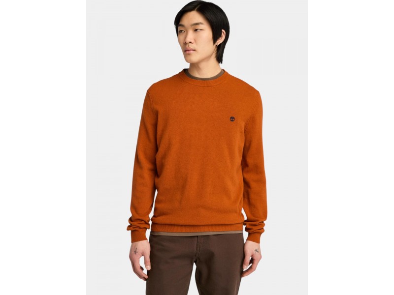 Timberland Merino Crew D férfi pulóver - 888 Umber