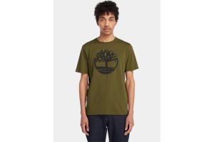Timberland Tree Logo férfi póló - sötét olíva