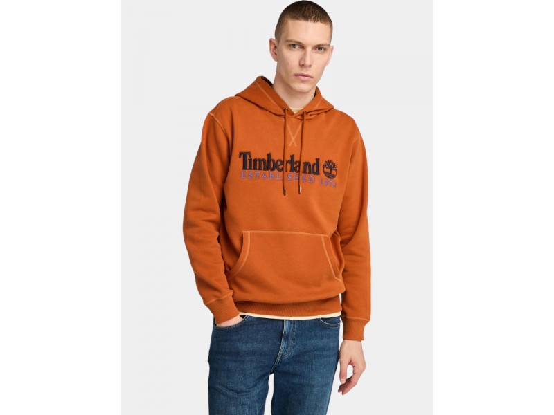 Timberland 1973 Embroidery Logo Hoodie - 888-umber