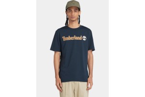 Timberland Linear Logo férfi póló - Dark Sapphire