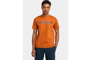 Timberland Linear Logo férfi póló - 888 Umber