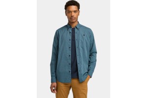 Timberland férfi kockás Stretch Poplin ing