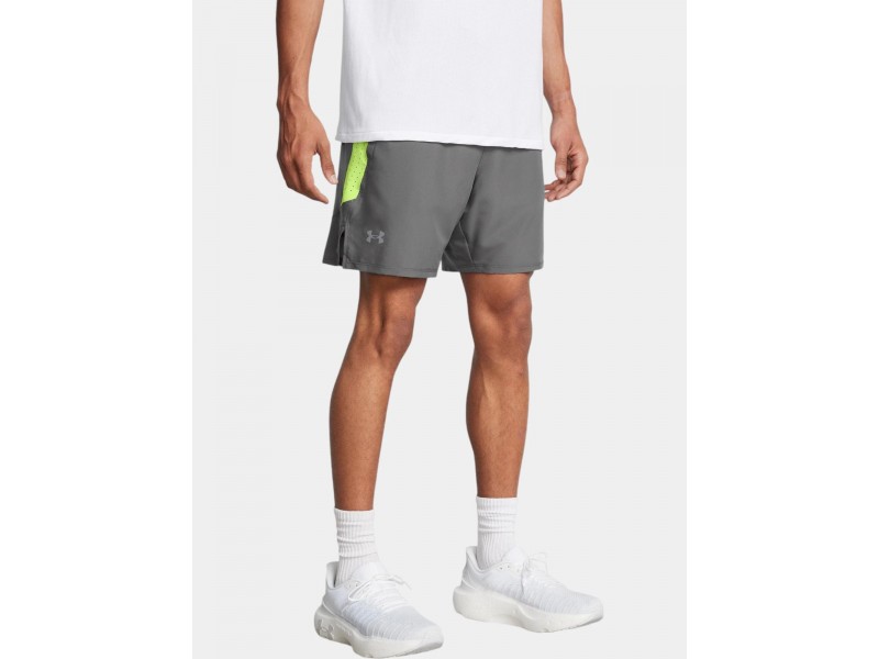 Under Armour UA Launch Pro 2in1 7'' férfi rövidnadrág (szürke)