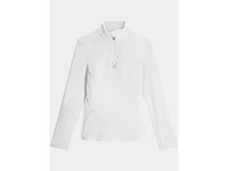 Spyder Shimmer Bug 1/2 Zip D női polár - fehér