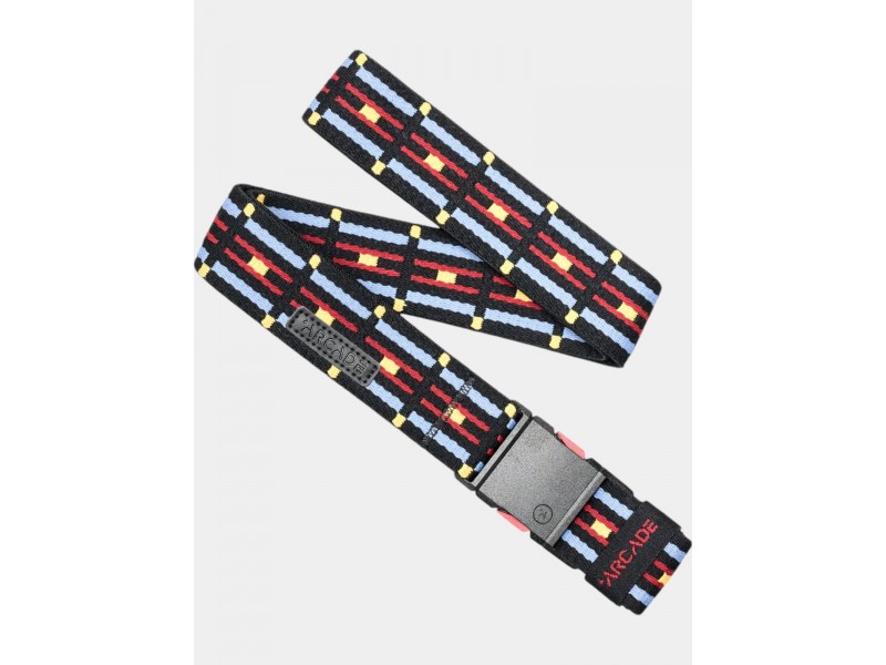 Arcade Belts Keyah Slim D - fekete/sky elasztikus öv