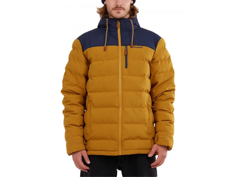 Fundango Passat Padded férfi bélelt kabát - golden brown