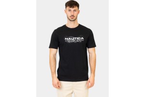 Nautica Rayon T-Shirt D - fekete, 100% pamut