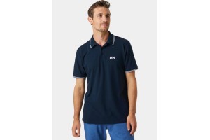 Helly Hansen Genova Polo férfi - 597 Navy, 100% organikus pamut