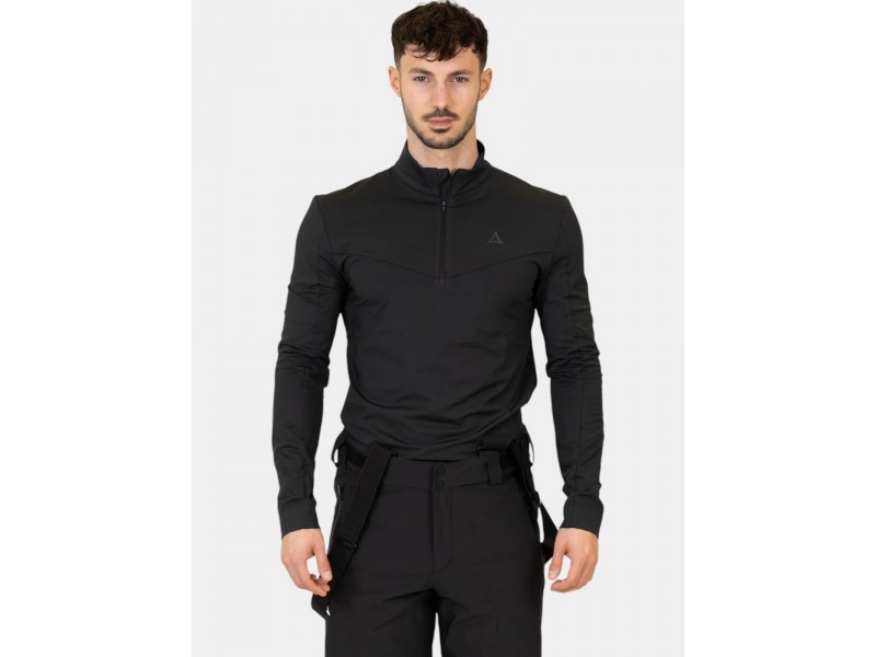 Schöffel Longsleeve Fiss M D fekete férfi polár