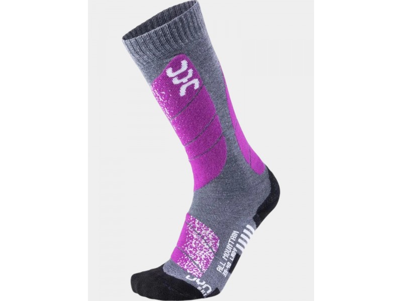 UYN női Ski All Mountain sízokni - medium grey melange