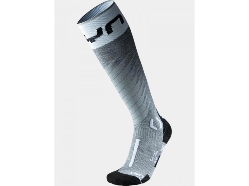 UYN Man Ski One Merino férfi sízokni - grey melange